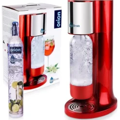 Rød AquaDream carbonator sifon til kulsyrevand, patronsæt Discount