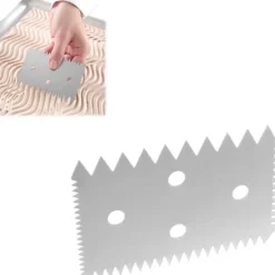 Rektangulær konfektureskraber, SERVERET, rustfrit stål, 102x69mm - HENDI 554234 Discount