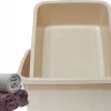 REKTANGULÆR SKÅL 11L. 30x37cm BEIGE STÆRK DYB Clearance