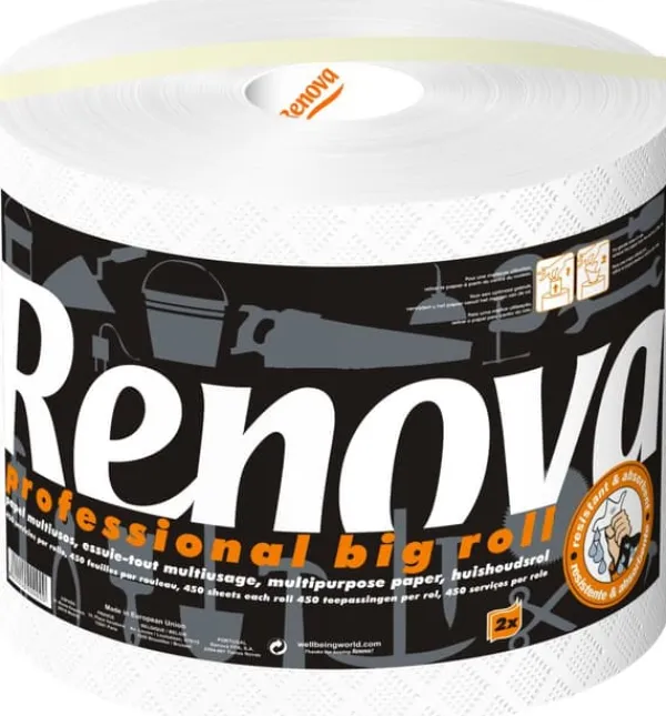 Renova Big Roll 1R papirhåndklæde Clearance