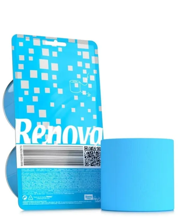 Renova Crystal 2R blåt toiletpapir Discount