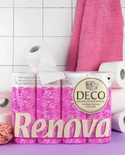 Renova Deco Hvid Duft Toiletpapir 4-lags 140 ark 12 ruller Sale