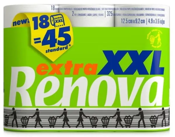 Renova Extra XXL 18R toiletpapir Clearance