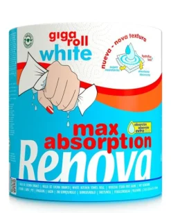 Renova Giga Roll White 1R Papirhåndklæde Online