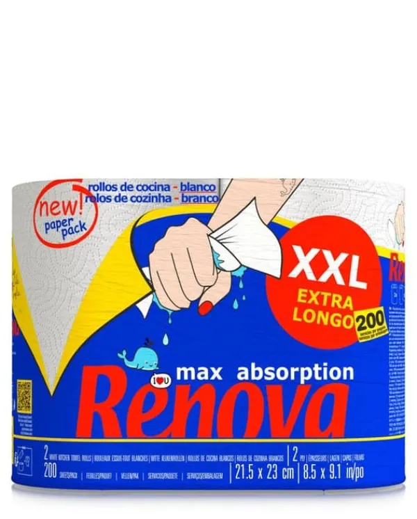 Renova Max Absorption XXL 2R papirhåndklæde Online
