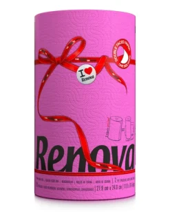 Renova Papirhåndklæde Pink 1R Hot