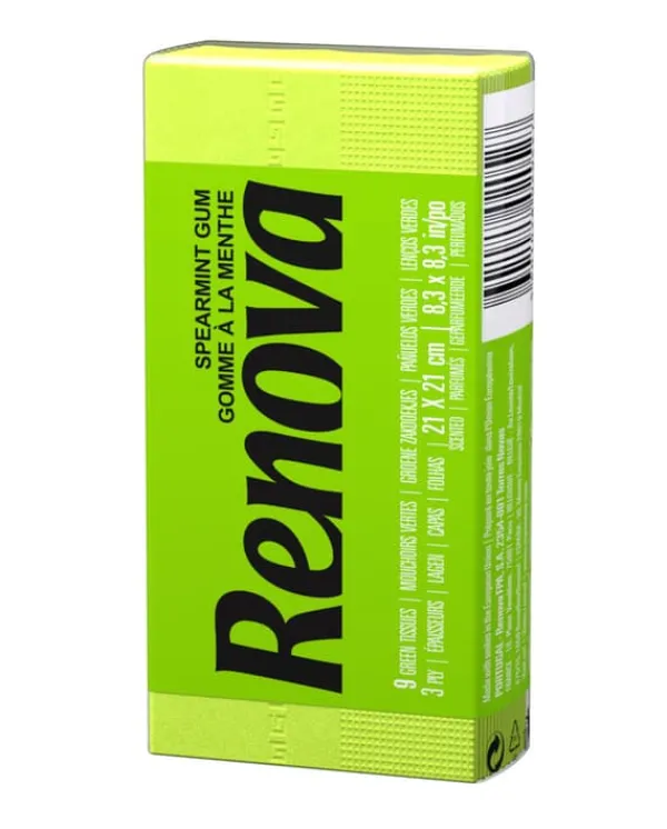 Renova Red label lommetørklæder grønne 6x9 stk Sale