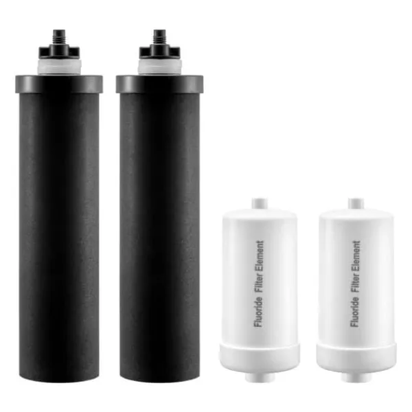 Vandfiltre>Rensevandsfilter 4-pak, udskiftning til gravity filtersystem, optimal filtrering, holdbar, nem installation.