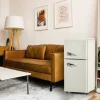 Kombineret Køle- & Fryseskab>Retro Køleskab, Gefrier kombination, 88,8 cm, 60L køleskab, 22L fryser, 102 kWh/år, LED lys, Creme hvid, Energiklasse E