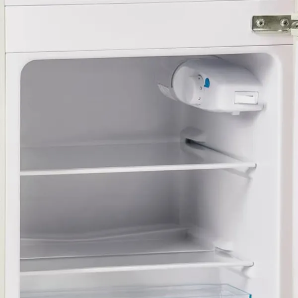Kombineret Køle- & Fryseskab>Retro Køleskab, Gefrier kombination, 88,8 cm, 60L køleskab, 22L fryser, 102 kWh/år, LED lys, Creme hvid, Energiklasse E