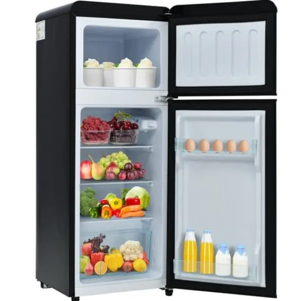 Retro Køleskab, Køle-/fryseskab, 105,5 cm, 92L, 28L fryser, Energiklasse D New