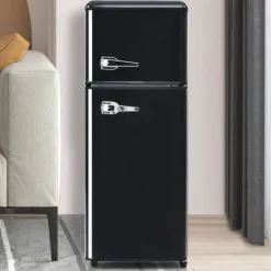 Retro Køleskab, Køle-/fryseskab, 105,5 cm, 92L, 28L fryser, Energiklasse D Discount
