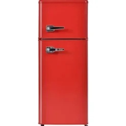 Retro-Køleskab, Køle-/fryseskab, 105,5 cm, 92L, 28L fryser, 116 kWh/år