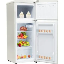 Retro-Køleskab, Køle-/fryseskab, 105,5 cm, 92L, 28L fryser, 116 kWh/år Sale