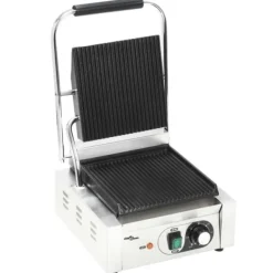 Rillede paninigrill i rustfrit stål - 1800 W | Størrelse: 31x30,5x20 cm Best