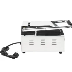 Rillede paninigrill i rustfrit stål - 1800 W | Størrelse: 31x30,5x20 cm Best