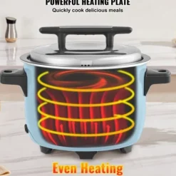 Riskoger, 10 L, 48x39x33 cm, Non-stick, Kommerciel New
