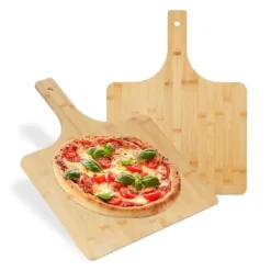 Robust pizzaspade XXL bambus sæt med 2 Discount