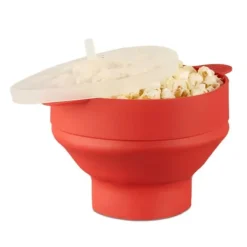 Popcornmaskiner>Robust popcornmaskine i silikone til mikrobølgeovn