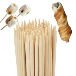 Robustiek Baguettespyd Sæt med 100 stk. 90 cm Outlet