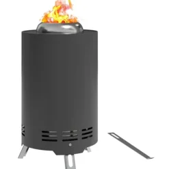 Rootz Fire Bowl - Pejs - Brandskaller - Røgfri forbrænding - Rustfrit stål - Ø16X25CM Best