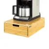 Kaffemaskiner Til God Kaffe>Rootz Kaffemaskine Stand & Kaffe Pod Kapsel Teposer Skuffe Box Holder Skab-Bambus