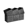 Opbevaringsæsker Til Hjemmet>Rootz 6-pak opbevaringsbokssæt - Sort broget organisering - Papspand - Ikke-vævet stofbeholder - Letvægts - Holdbar - Rummelig - 33 cm x 33 cm x 33 cm | CDON