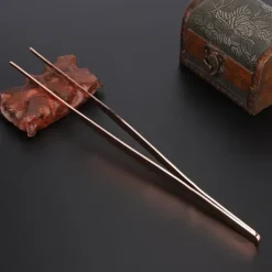 Rose Gold Rustfrit Stål Køkkenpincet Madklemme - Tandstikker Madlavningsværktøj til Hjemmebrug Sale