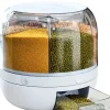Rotationsdispenser til opbevaring og dispensering af foder og spirer - 6 rum Sale