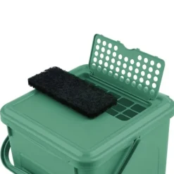 Affaldssorteringsspande>Rotho Bio Affaldsbeholder + Aktivt Kulfilter 9L Mistletoe Green