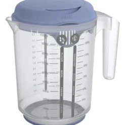 Rotho Fresh blandekop med stænkbeskyttelse 1,5L Horizon Blue Discount