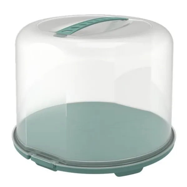 Kagedåser>Rotho Fresh Cake Box XL 35,5x34,5x26 cm Mistelten Grøn/Transparent