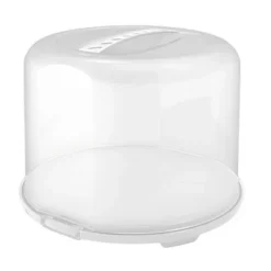 Rotho Fresh kageæske XL 35,5x34,5x26 cm hvid/transparent Outlet