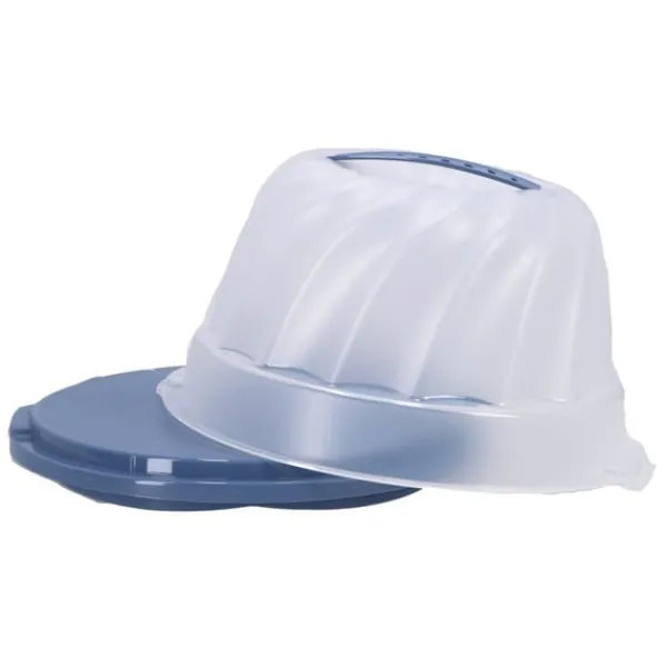 Rotho Gugelhupf Fresh Cake Box Bundt Horizon Blå/Transparent Outlet