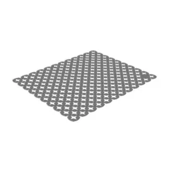 Rotho Space Wonder vaskemåtte 40x33,3x0,4 cm kølig grå New
