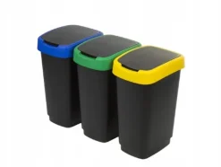 Affaldssorteringsspande>ROTHO Twist - skraldespand - 3 x 25l