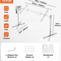 Grill-Ovne & Ovn Med Roterende Stegespyd><noscript><img width=