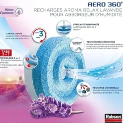 RUBSON 4 Aero 360 Lavendel Refills
