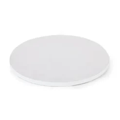 Udstyr Til Kagedekoration>Rund kagebund TYK HVID 25x1,2 cm