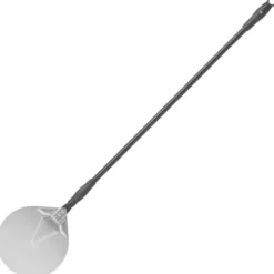 Rund pizzaskovl i rustfrit stål med bevægeligt håndtag. 230 mm lang 1200 mm - Hendi 617182 Discount