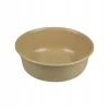 Rund plastikskål 1,2 l beige Clearance
