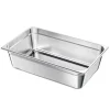 Tilbehør Til Madservering>Rustfrit Dampbakke, Fuld Størrelse 145mm Dyb, 20,5L, Genanvendelig Cateringopbevaring, Pakke med 1