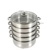 Madlavningsmaskiner>Rustfrit Dampkoger, Ideel til Sund Madlavning, 30cm Diameter,30 cm