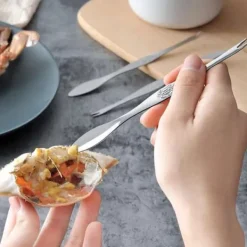 Rustfrit Stål Fiskeredskaber Krabbegaffel Ske Krabbenål Multifunktionel Kødske Discount