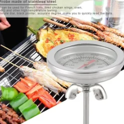 Rustfrit Stål Grill Kødtermometer Dial Temperatur Elektronisk Madlavningstemperaturmåler Køkkenredskaber Outlet