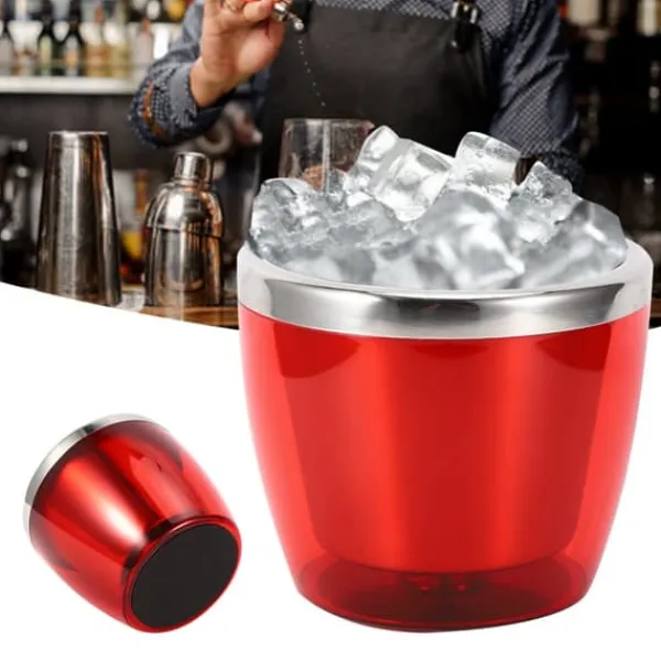 Isspande & Kølere>Rustfrit Stål Mini Vinspand til Hjemmekøkken Bar KTV Hotel Is Champagne Øl