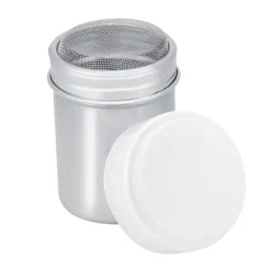 Rustfrit Stål Pulver Shaker Kakao Sukker Kaffe Peber Krydderi (Konkav S) Sale