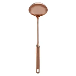 Grydeskeer>Rustfrit Stål Øseske Stor Suppeøse Køkken Spatel Turner Madlavningsværktøj Rose Guld 02#