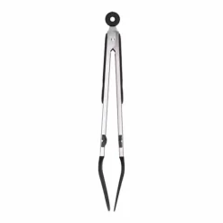Køkkentænger>Rustfrit Stål Silikone Madspatel Klemme Mad Grill Steak Tongs Bageværktøj til Hjemmegrill 12in Sort Beslag
