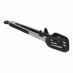 Køkkentænger>Rustfrit Stål Silikone Madspatel Klemme Mad Grill Steak Tongs Bageværktøj til Hjemmegrill 12in Sort Beslag